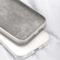 iPhone SE 2022 / SE 2020 / 8 / 7 Solid Color Imitation Liquid Silicone Straight Edge Dropproof Full Coverage Protective Case - White