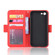 iPhone SE 2022 / SE 2020 Wallet Style Skin Feel Calf Pattern Leather Case ，with Separate Card Slot - Red