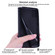 iPhone SE 2022 / SE 2020 / 8 / 7 Frosted Business Magnetic Horizontal Flip PU Leather Case with Holder & Card Slot & Lanyard - Black