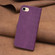 iPhone SE 2022 / 7 / 8 Plaid Embossed Leather Phone Case - Purple