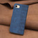iPhone SE 2022 / 7 / 8 Plaid Embossed Leather Phone Case - Blue