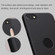 iPhone SE 2022 / SE 2020 / 8 / 7 NILLKIN Frosted Concave-convex Texture PC Case with Logo Cutout - Black
