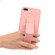 iPhone SE 2022 / SE 2020 / 8 / 7 Shockproof PC + TPU Protective Case with Wristband & Holder - Pink
