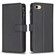 iPhone SE 2022 / SE 2020 / 8 / 7 9 Card Slots Zipper Wallet Leather Flip Phone Case - Black