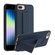 iPhone SE 2022 / SE 2020 / 8 / 7 Shockproof PC + TPU Protective Case with Wristband & Holder - Dark Blue