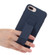 iPhone SE 2022 / SE 2020 / 8 / 7 Shockproof PC + TPU Protective Case with Wristband & Holder - Dark Blue