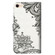 iPhone SE 2022 / SE 2020 / 8 / 7 3D Painting Pattern Horizontal Flip TPU + PU Leather Case with Holder & Card Slots & Wallet - Black Flower
