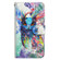 iPhone SE 2022 / SE 2020 / 8 / 7 3D Painting Pattern Horizontal Flip TPU + PU Leather Case with Holder & Card Slots & Wallet - Watercolor Owl