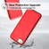 iPhone SE 2022 / 6 / 7 / 8 / SE 2020 Leather Texture Full Coverage Phone Case - Red