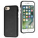 iPhone SE 2022 / 6 / 7 / 8 / SE 2020 Leather Texture Full Coverage Phone Case - Black