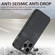 iPhone 7 / 8 / SE 2022 / SE 2020 Vintage Leather PC Back Cover Phone Case - Black