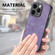 iPhone 7 / 8 / SE 2022 / SE 2020 Vintage Leather PC Back Cover Phone Case - Purple