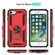 iPhone SE 2022 / SE 2020 Shockproof TPU + PC Protective Case with 360 Degree Rotating Holder - Red