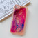 iPhone SE 2022/2020 / 8 / 7 Oil Painting Electroplating TPU Phone Case - Pink