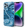 iPhone SE 2022 / SE 2020 / 8 / 7 Marble Pattern Phone Case - Navy Blue White