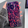 iPhone SE 2022 / 2020 / 8 / 7 Painted Pattern Precise Hole PC Phone Case - Black Red Graffiti