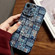 iPhone SE 2022 / 2020 / 8 / 7 Painted Pattern Precise Hole PC Phone Case - Green Plaid