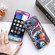 iPhone SE 2022 / 2020 / 8 / 7 Painted Pattern Precise Hole PC Phone Case - Purple Astronaut