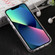 iPhone 13 mini Macaron Lens Frame Transparent TPU Phone Case - Purple