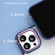 iPhone 13 mini Colorful Metal Lens Ring Phone Case - Blue