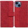 iPhone 13 mini Geometric Embossed Leather Phone Case - Red