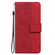 iPhone 13 mini Geometric Embossed Leather Phone Case - Red