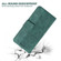 iPhone 13 mini Geometric Embossed Leather Phone Case - Green