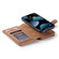 iPhone 13 mini CaseMe 007 Multifunctional Detachable Billfold Phone Leather Case - Brown