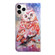 iPhone 13 mini 3D Painting Pattern Coloured Drawing Leather Phone Case - Colorful Owl