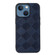 iPhone 13 mini Weave Plaid PU Phone Case - Blue