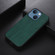 iPhone 13 mini Wood Texture PU Phone Case - Green iPhone 13 mini Wood Texture PU Phone Case - Green