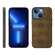 iPhone 13 mini Weave Plaid PU Phone Case - Green