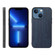 iPhone 13 mini Wood Texture PU Phone Case - Blue iPhone 13 mini Wood Texture PU Phone Case - Blue