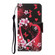 iPhone 13 mini Colored Drawing Pattern Horizontal Flip Leather Phone Case - Red Heart