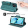 iPhone 13 mini POLA 9 Card-slot Oil Side Leather Phone Case - Dark Green