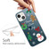 iPhone 13 mini Christmas Series Transparent TPU Protective Case - Simple Snowman
