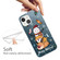 iPhone 13 mini Christmas Series Transparent TPU Protective Case - Stacked Doll