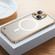 iPhone 13 mini Metal Frame Frosted PC Shockproof Magsafe Case - Gold
