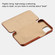 iPhone 13 mini ICARER First Layer Cowhide Horizontal Flip Phone Case - Black