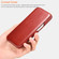 iPhone 13 mini ICARER First Layer Cowhide Horizontal Flip Phone Case - Black