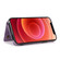 iPhone 13 mini Three-fold Leather Phone Case with Card Slot & Wallet & Holder - Purple