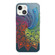 iPhone 13 mini Gradient Lace Transparent TPU Phone Case - Whirlwind Colorful