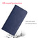 iPhone 13 mini Carbon Fiber Texture Flip Holder Leather Phone Case - Blue