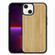 iPhone 13 mini Wood Veneer TPU Shockproof Phone Case - Bamboo