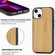 iPhone 13 mini Wood Veneer TPU Shockproof Phone Case - Bamboo