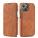 iPhone 13 mini LC.IMEEKE Hon Ancient Series Horizontal Flip Leather Case with Holder & Card Slot - Brown