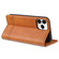 iPhone 13 mini AZNS Magnetic Calf Texture Horizontal Flip Leather Case with Card Slots & Holder & Wallet - Light Brown iPhone 13 mini AZNS Magnetic Calf Texture Horizontal Flip Leather Case with Card Slots & Holder & Wallet - Light Brown