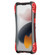 iPhone 13 mini R-JUST AMIRA Shockproof Dustproof Waterproof Metal Protective Case - Red