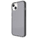 iPhone 13 mini Grid Pattern Shockproof Transparent TPU Phone Case - Black