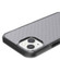 iPhone 13 mini Grid Pattern Shockproof Transparent TPU Phone Case - Black